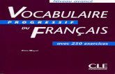 Niveau avancé vocabulaire progressif du français