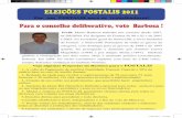 Eleição POSTALIS 2011