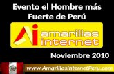 Auspicio de AmarillasInternet - El hombre más fuerte de Perú
