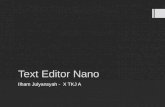 Text Editor Nano