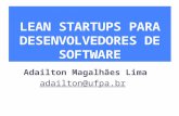 Lean Startup - Introdução