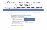 Crear una cuenta en Slideshare