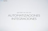 Spines.me: automatizaciones e integraciones