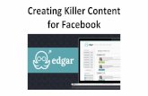 Creating Killer Content for Facebook