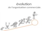 Evolution de l'organisation commerciale