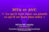 Dr Hitache HTA et AVC