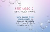 Seminario 7. distribución normal