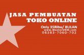 Jasa Pembuatan Toko Online di Sawangan Depok
