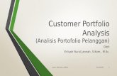 Crm 4 analisis portofolio pelanggan