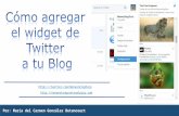 Como agregar el widget de twitter a tu blog