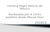 Landing pages Bancos de méxico