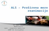 ALS – proširena mere reanimacije