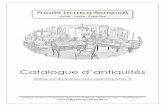 Catalogue antiquités en pdf