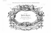 Weber - Clarinet Concerto No1 Op73 FS Rsl