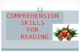 Comprehension Skills for Reading