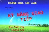 Ky Nang Giao Tiep - SV