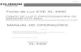 Manual Fujinon Fonte de Luz EVE XL-4400