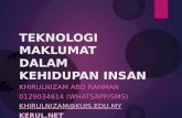 Topik1-Islam Dan Teknologi Maklumat