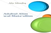 Adabul Alim Wal Muta’Allim