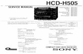 Sony Hcd h505