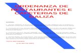 Ordenanza de Resuarantes e Cafeterias de Galicia 2007