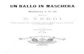 Verdi-Un Ballo in Maschera Ed Ricordi