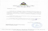 22 juillet 2015: Lettre de Daniel Supplice ex Ambassadeur  d'Haiti à Saint Domingue au President Michel Martelly
