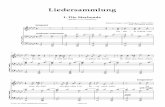 Liedersammlung - Johann Vesque von Püttlingen