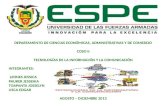 EXPO COSO II (CONTROL EN AMBIENTES TIC´S)(LEONES,PAUKER,TOAPANTA,USCA)