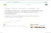 SGBD Oracle - Implementação de Função Para Fonetização Em Português