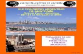 XLII Congreso Argentino de Anatomía Mar Del Plata - 2005
