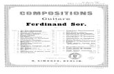 Fernando Sor - 12 Etudes Op.6