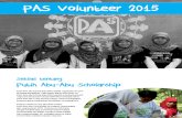 PAS Volunteer 2015
