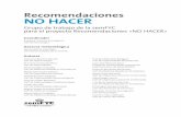 Recomendaciones No Hacer (semFYC)