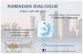 Ramadan Dialogue Programme Doha 2015