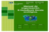 Manual de Organización. E-NoteBook. Libreta Ecológica.