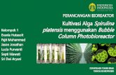 Kultivasi Alga Spirulina Platensis Menggunakan Bubble Column Photobioreactor - Newest