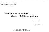 Honegger - Souvenir de Chopin