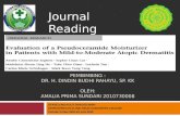 Journal Evaluation of Pseudoceramide moisturizer in mild-moderate atopic dermatitis