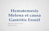 Hematemesis Melena et causa Gastritis Erosif.pptx
