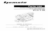 Partsbook Yamato VC3711