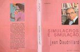 Baudrillard Jean Simulacros e Simulação 1991