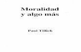 106501192 Tillich Paul Moralidad y Algo Mas