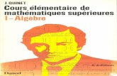 80708679 Quinet J Cours e Le Mentaire de Mathe Matiques Supe Rieures 1 Alge Bre 6e Edt Dunod 1986