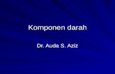 Komponen Darah- Pelat( Dr Auda )