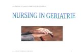 Nursing in Geriatrie