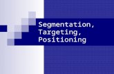 Topik 6 Segmentation, Targeting, Positioning
