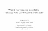Tobacco and cardiovascular diseases - Professor Rishi Sethi