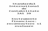 IAS Standardul International de Contabilitate IAS 39