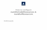How to Configure NumHsCodeResources_NumEulResources RBS6000
